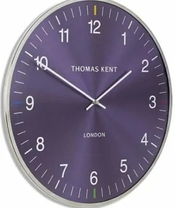 Thomas Kent Klok Oyster Paars/ Zilver Ø 65 cm