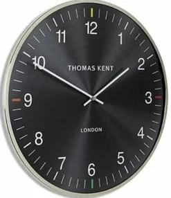 Thomas Kent Klok Thomas Kent Oyster S aubergine/zilver - Ø40CM