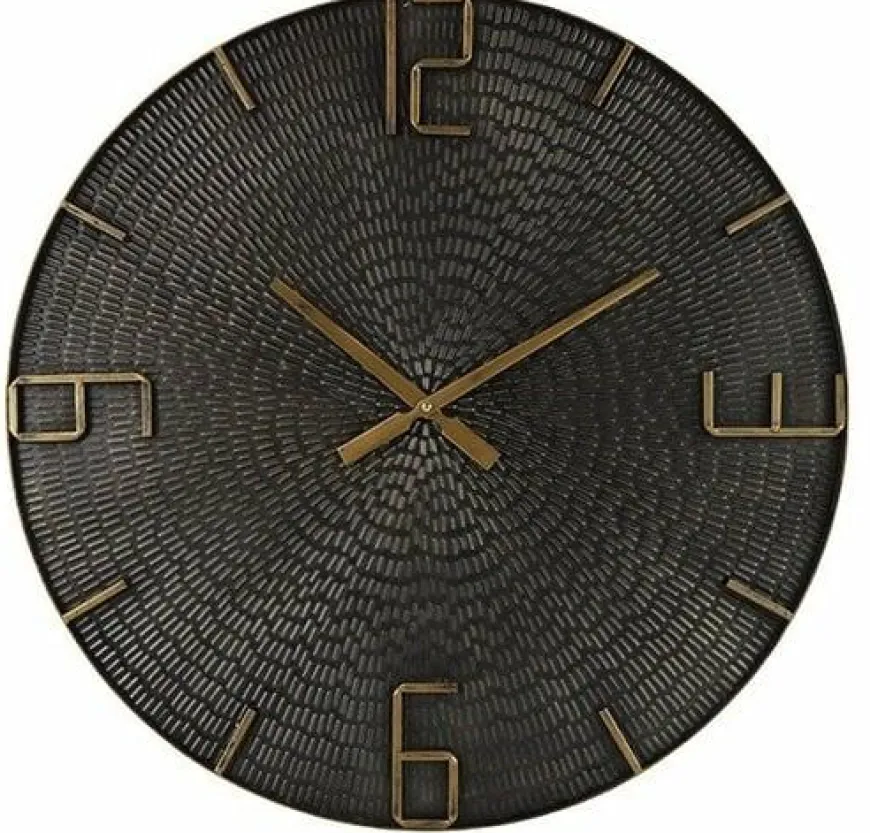 Thomas Kent Wandklok Winton M zwart - Ø60CM