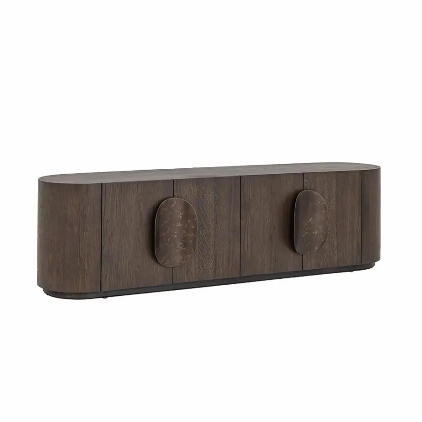 Tower Living Allure TV-meubel donkerbruin 180 cm