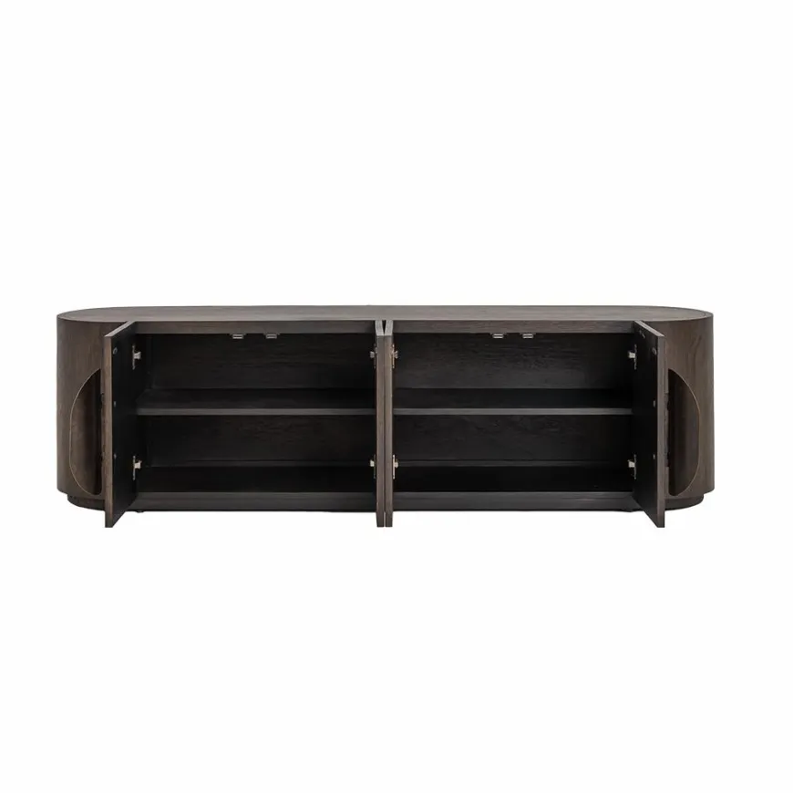 Tower Living Allure TV-meubel donkerbruin 180 cm