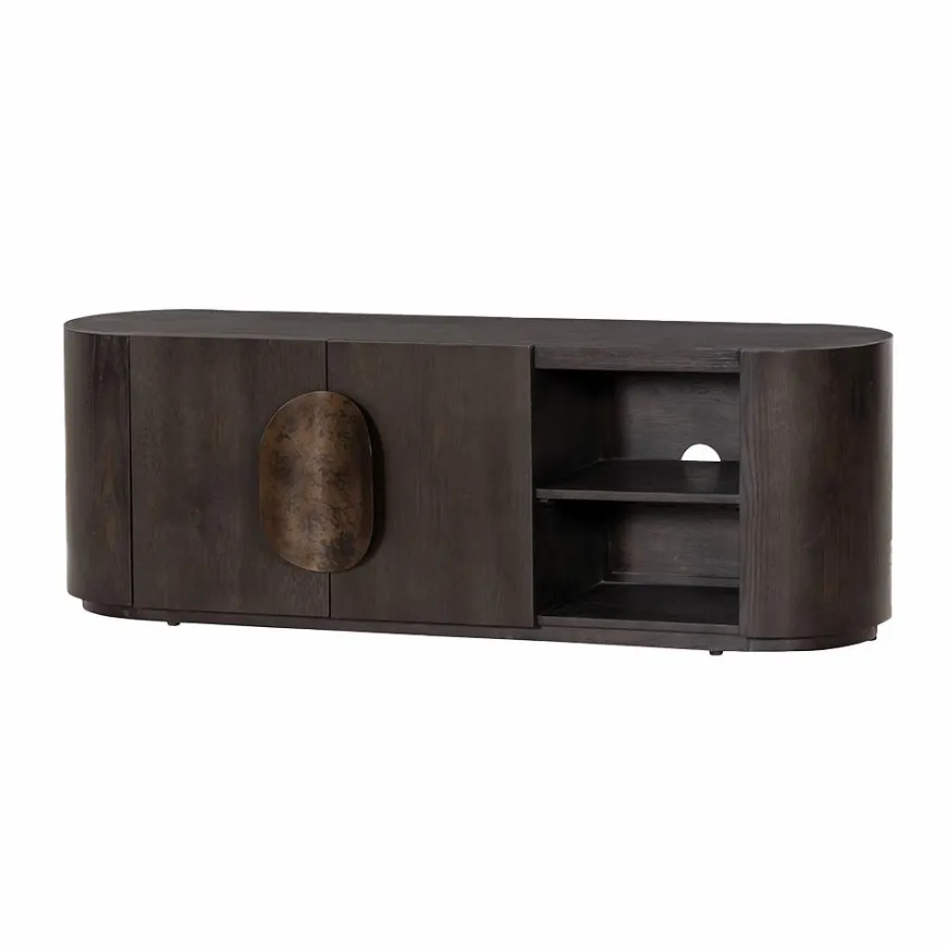 Tower Living Allure TV-meubel donkerbruin 150 cm