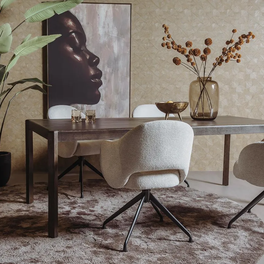 Tower Living Amalfi Eetkamertafel basalt 240 cm