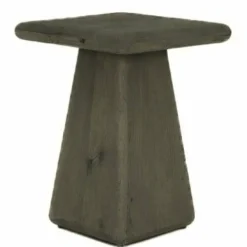 Tower Living Asti Bijzettafel vierkant olijfbruin 40 cm