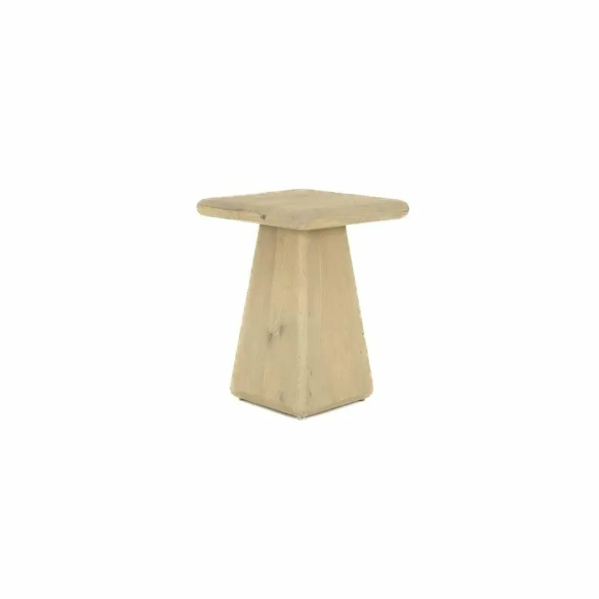 Tower Living Asti Bijzettafel vierkant naturel 40 cm