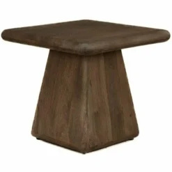 Tower Living Asti Bijzettafel vierkant bruin 60 cm