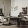 Tower Living Asti Eetkamertafel zwart 260 cm