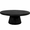 Tower Living Asti Salontafel rond zwart 90 cm