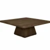 Tower Living Asti Salontafel vierkant bruin 90 cm