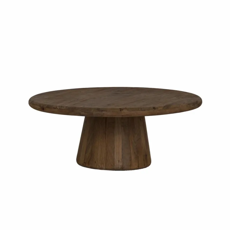 Tower Living Asti Salontafel rond bruin 90 cm