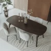 Tower Living Aura Eetkamertafel espresso 220 cm - Deens Ovaal