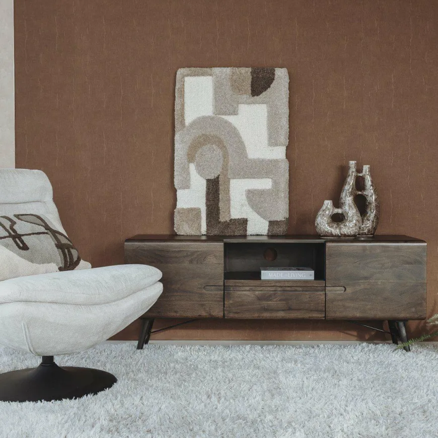 Tower Living Aura TV-meubel espresso 150 cm