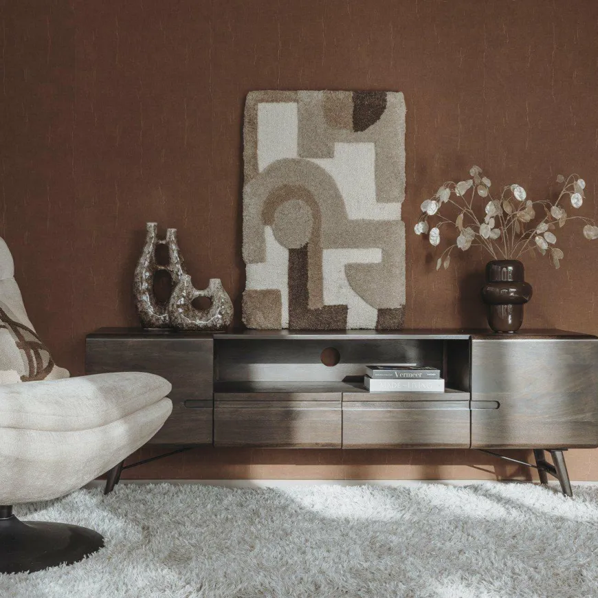 Tower Living Aura TV-meubel espresso 180 cm