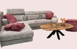 Tower Living Bank Brighton - 3 zits + Chaise Longue Links - Taupe 17