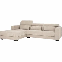 Tower Living Bank Brighton - 3 zits + Chaise Longue Links - Ivory 15