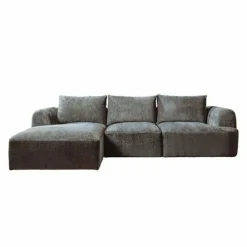 Tower Living Bank Canterbury 2 5-AR + Chaise L - Mona 464 Cement Grey