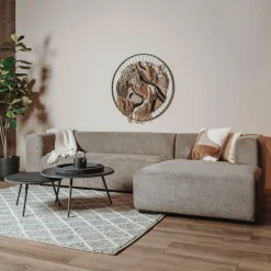 Tower Living Bank Glasgow 2,5 zits met chaise longue
