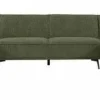 Tower Living Bank Leeds - Chaise longue + 2,5 zits + ottomane Rechts - City 355 Flessengroen