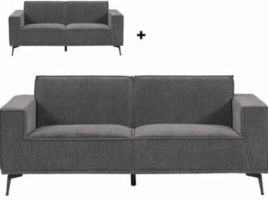 Tower Living Bank Leeds - 2,5 zits + 3 zits - City 464 Zwart Blauw