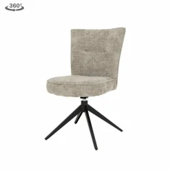 Tower Living Bardi Stoel - fabric Haga 30 beige (draaibaar)