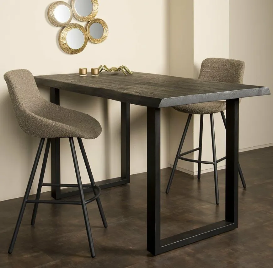 Tower Living Bartafel Ultimo Live edge blank of zwart - diverse afmetingen