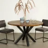 Tower Living Basto eettafel 130 cm Mango Rough mat