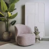 Tower Living Belvi Fauteuil - fabric AJ3019-13 Old pink (draaibaar)