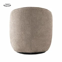 Tower Living Belvi Fauteuil - fabric AJ3019-13 Old pink (draaibaar)