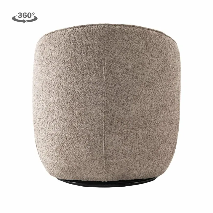 Tower Living Belvi Fauteuil - fabric AJ3019-13 Old pink (draaibaar)