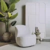 Tower Living Belvi Fauteuil - fabric AJ3019-08 Cream (draaibaar)