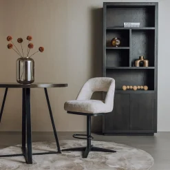 Tower Living Caldes Barstoel - fabric Ted 24 off-white (draaibaar)