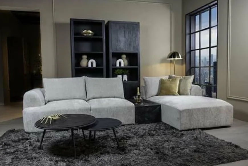 Tower Living Canterbury 2 5-AL + Chaise R - Mona 110 Sand