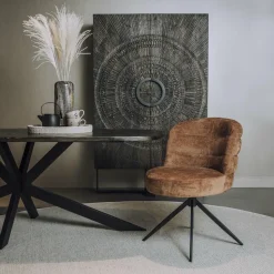 Tower Living Carro Stoel - Harmony 56 caramel brown