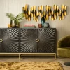Tower Living Dressoir Serina Zwart 200 cm