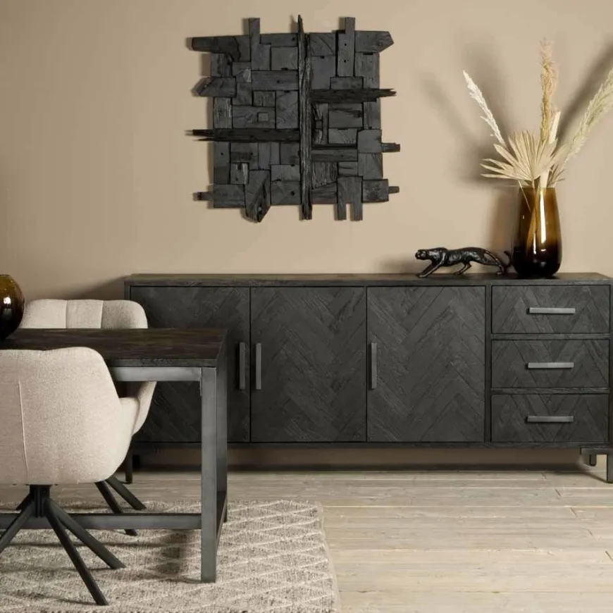 Tower Living Dressoir Ziano 3 deurs en 3 lades - 220 cm