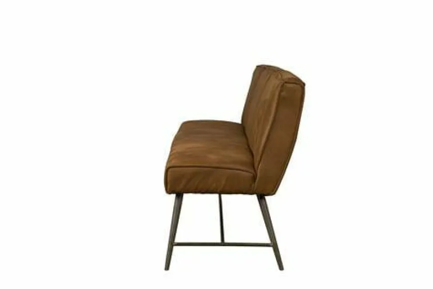 Tower Living Eetkamerbank Belmonte 155 cm of 185 cm - Grijs, groen en cognac