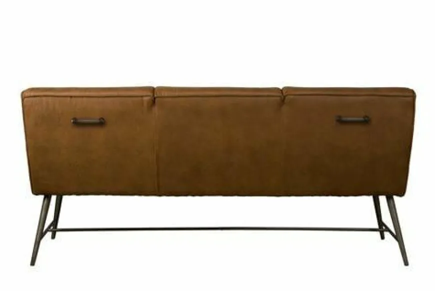 Tower Living Eetkamerbank Belmonte 155 cm of 185 cm - Grijs, groen en cognac