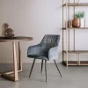Tower Living Eetkamerstoel Silva - Grijs, geel of groen