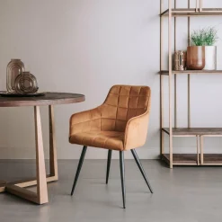 Tower Living Eetkamerstoel Silva - Grijs, geel of groen