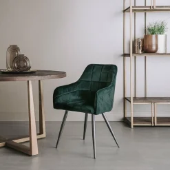 Tower Living Eetkamerstoel Silva - Grijs, geel of groen