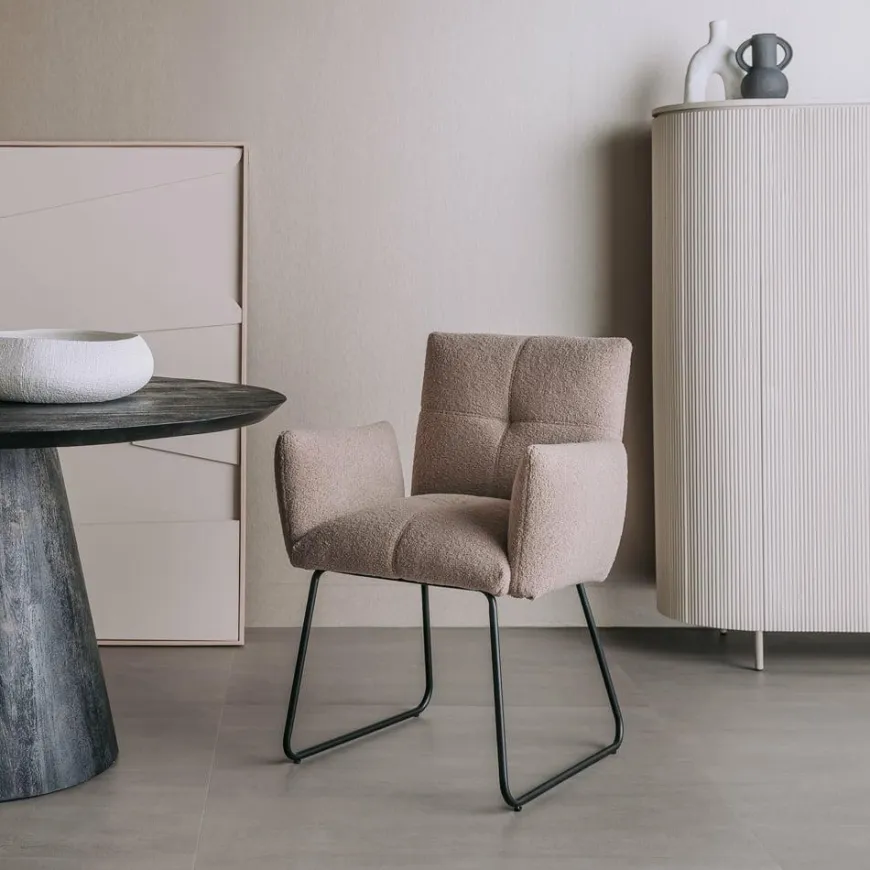 Tower Living Eetkamerstoel Dante Teddy - Diverse kleuren