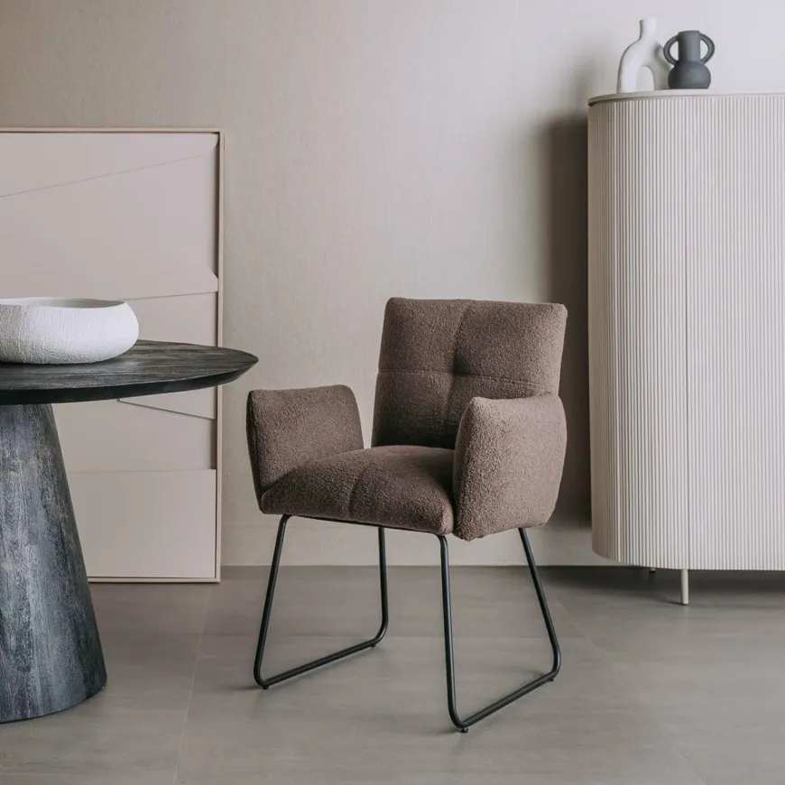 Tower Living Eetkamerstoel Dante Teddy - Diverse kleuren