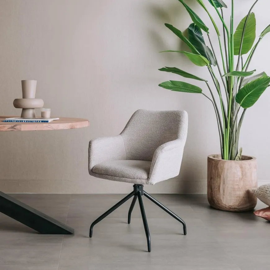 Tower Living Eetkamerstoel Ortana draaibaar - diverse kleuren