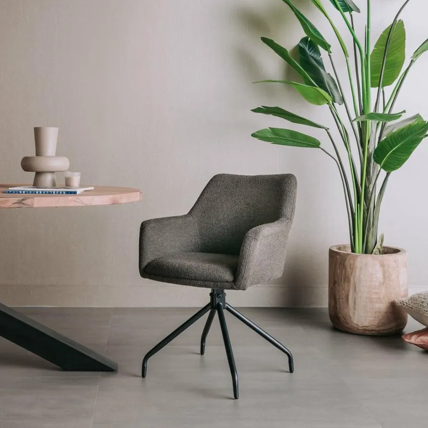Tower Living Eetkamerstoel Ortana draaibaar - diverse kleuren