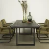 Tower Living Eettafel Ultimo Live edge blank of zwart - diverse afmetingen