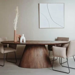 Tower Living Eettafel Premana ovaal - 260x120 – bruin