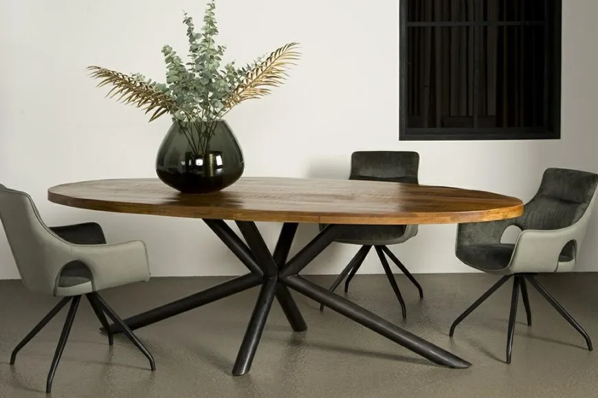 Tower Living Eettafel Selva mango ovaal - 200, 220 of 240 cm