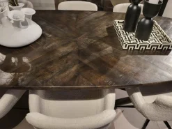Tower Living Eettafel Silvi 240x110 – olijfbruin