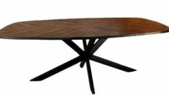 Tower Living Eettafel Silvi 180x100 – zwart