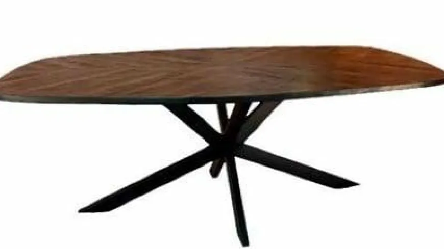 Tower Living Eettafel Silvi 180x100 – zwart